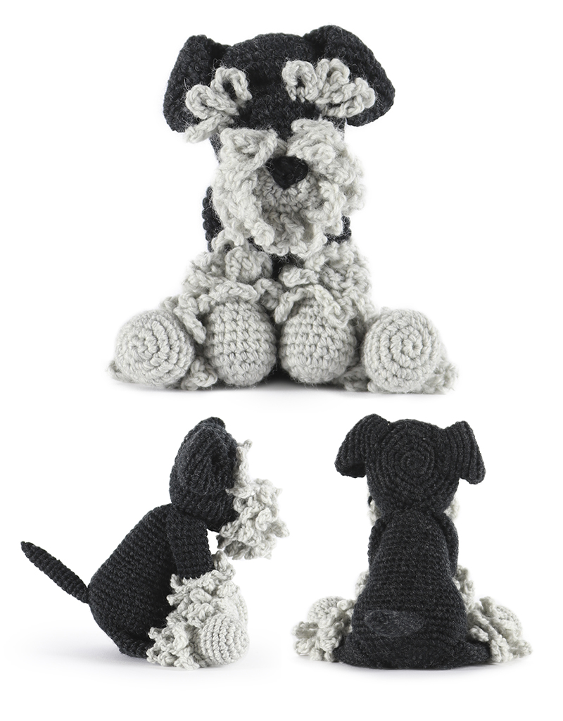 toft ed's animal Madeline the Schnoodle amigurumi crochet